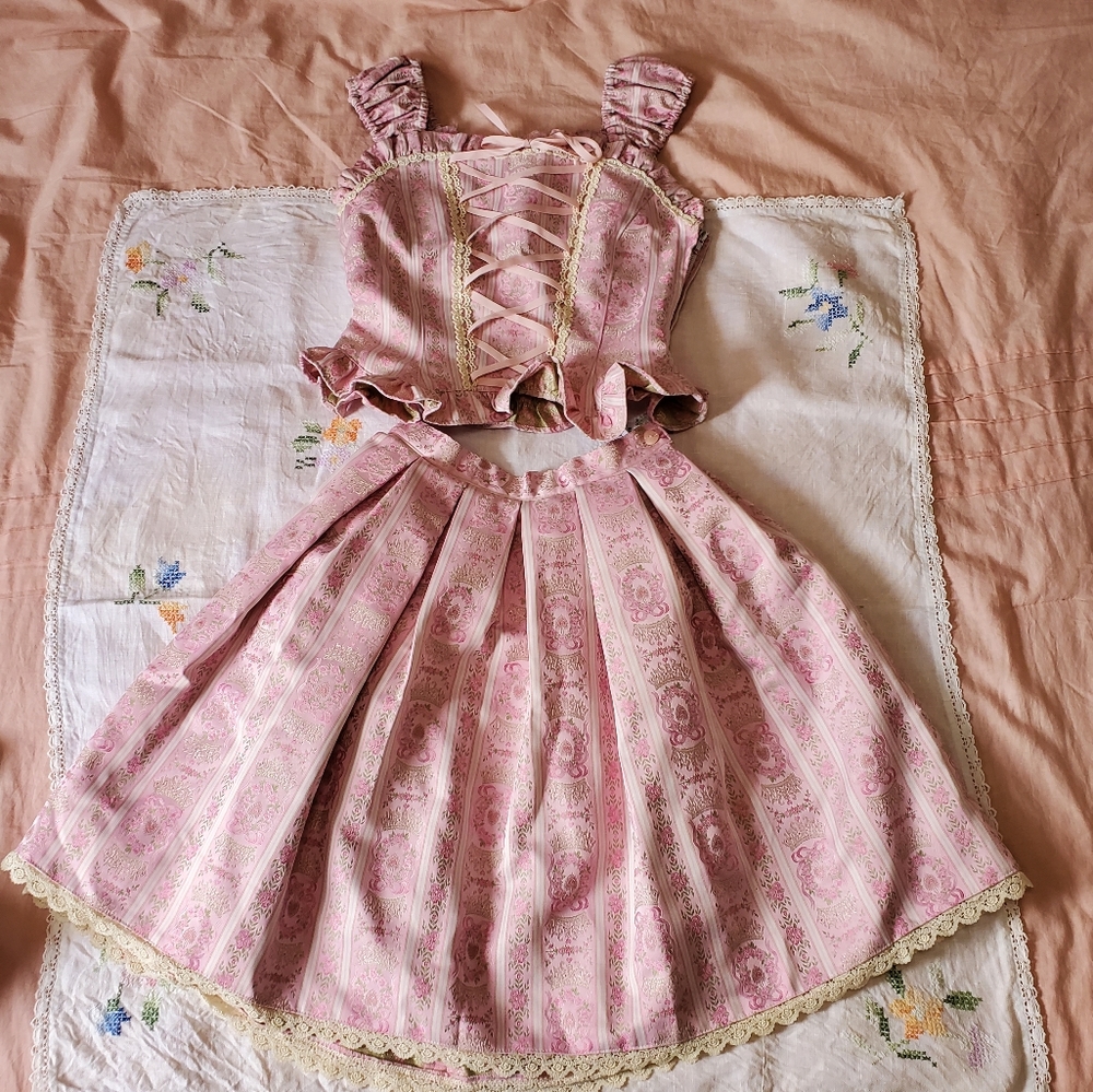 On hold- BTSSB Tiara Gobelin Bustier and Skirt 